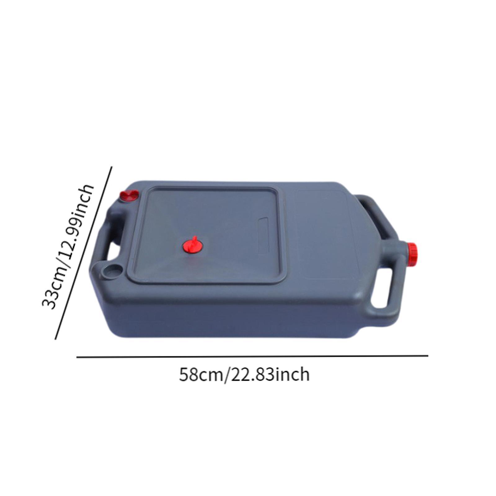 Oil Drain Tank - Oil Drain Can 12L Fluted Collect