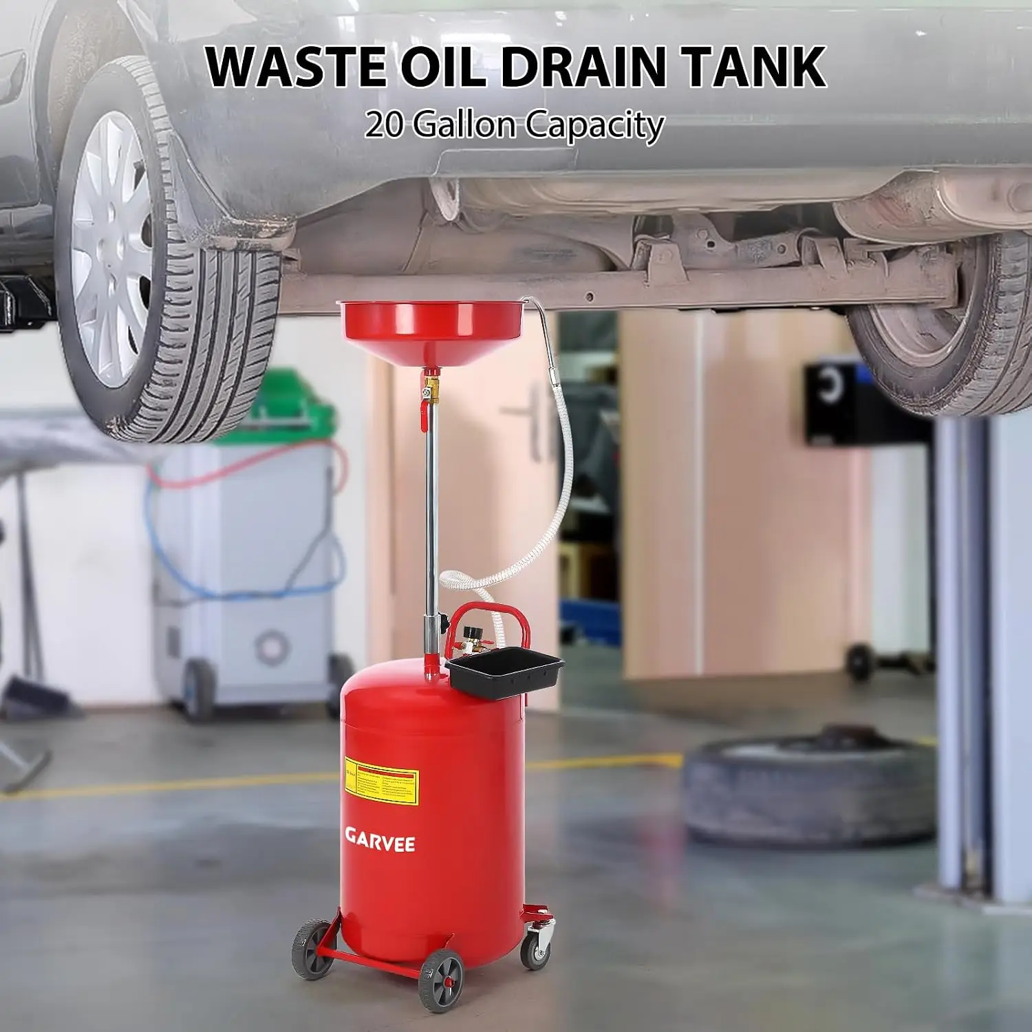 20 Gallon Waste Oil Drain Tank - Oil Drain Tank recension och pris