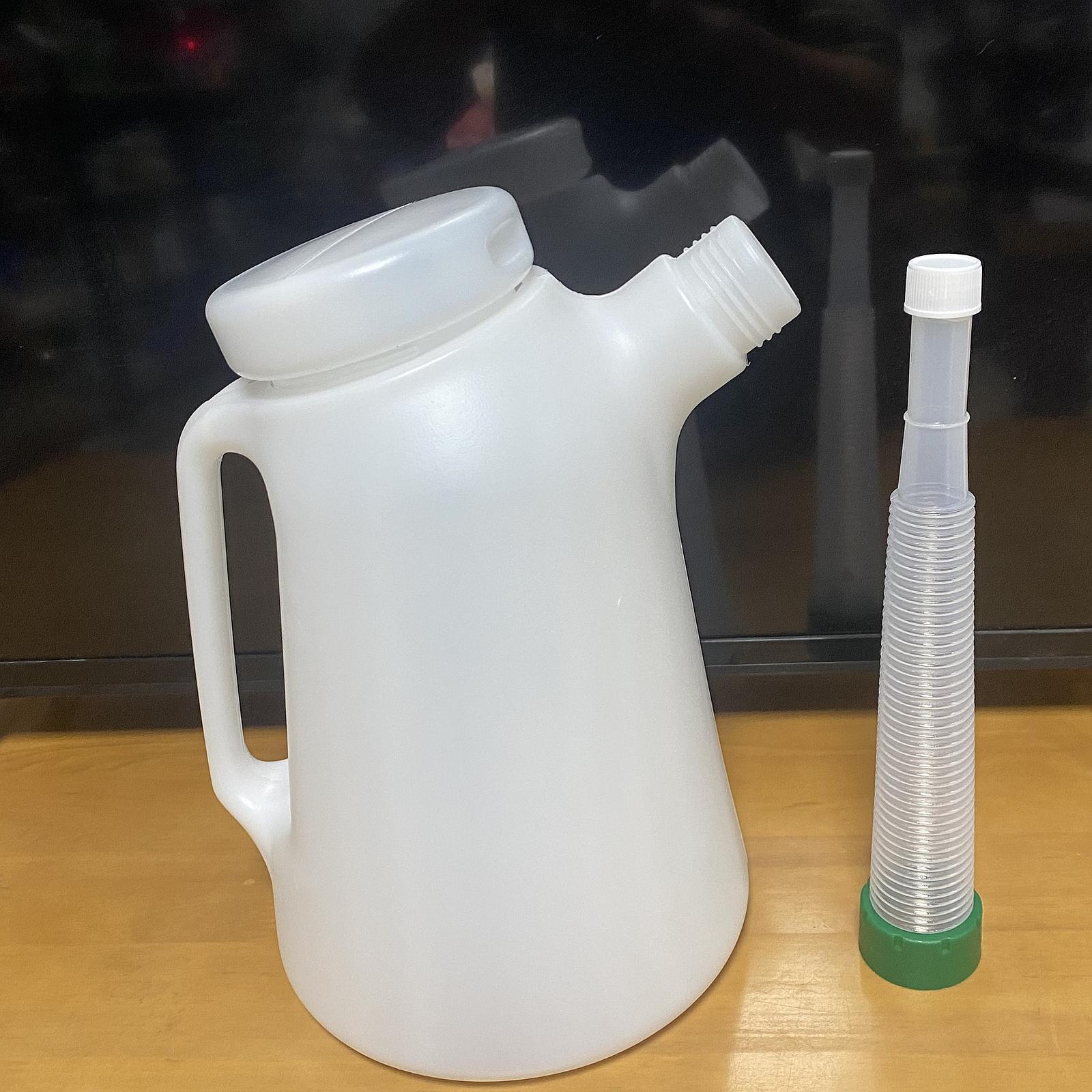 5L Oil Measuring Container wit - Oil Drain Tank recension och pris