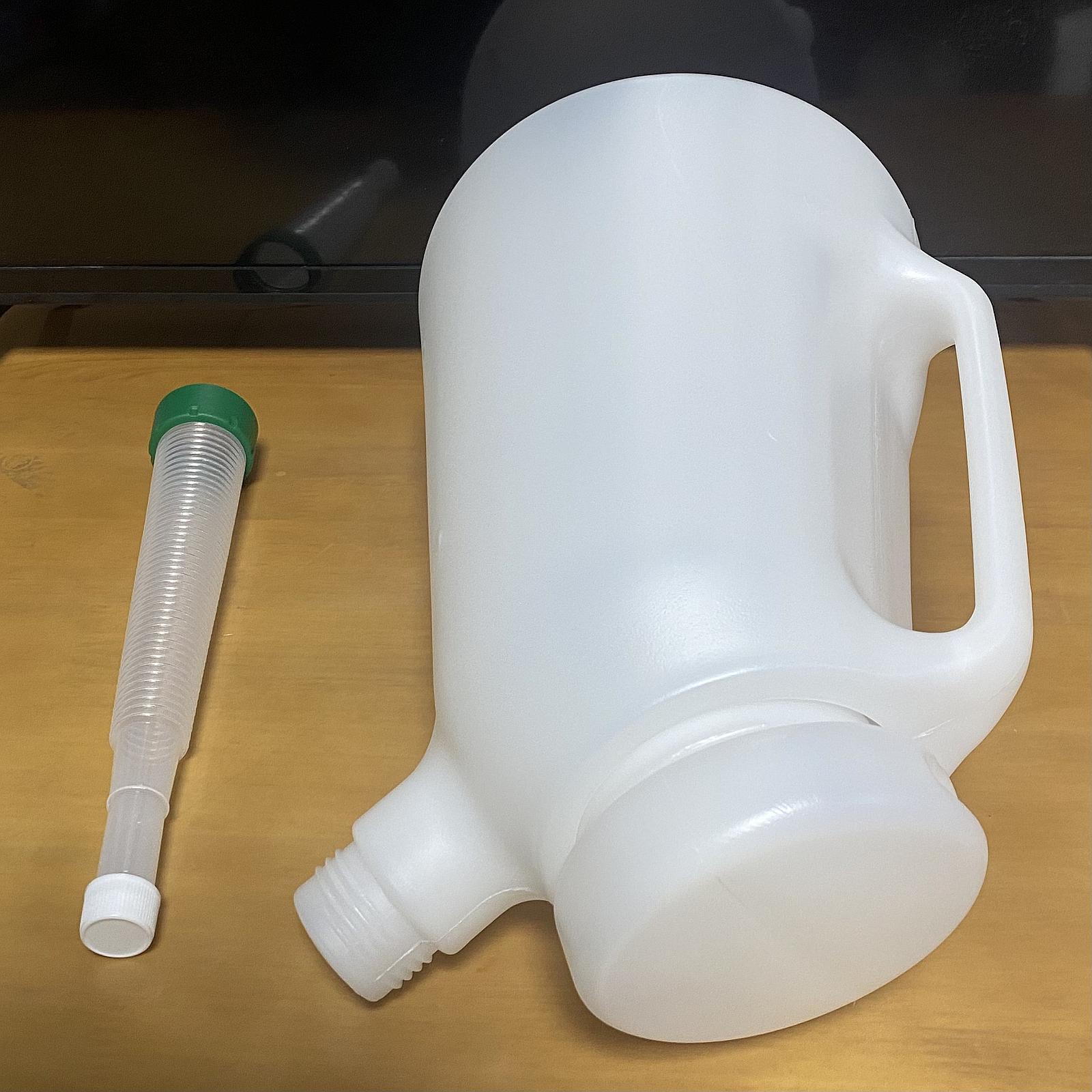 5L Oil Measuring Container wit - Oil Drain Tank recension och pris