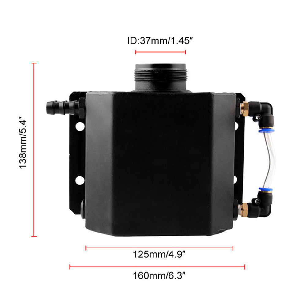 Universal 1L Aluminum Oil Catc - Oil Drain Tank recension och pris