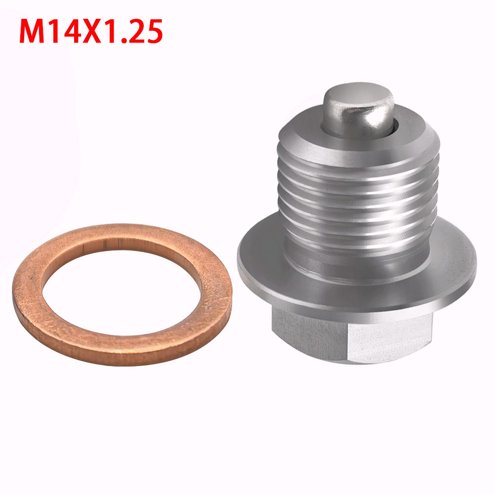 Car Stainless Steel Magnetic O - Oil Drain Tank recension och pris